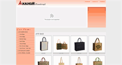 Desktop Screenshot of handicraft.akkhor.com